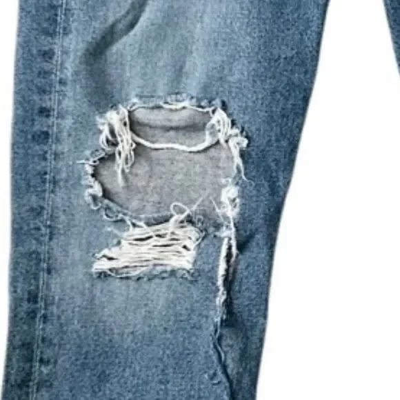 Citizens of Humanity Charlotte Straight Leg Distressed Jean Cropped Size 26 - Picture 9 of 9